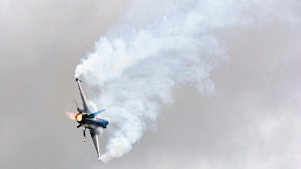 Belgijski F16 podczas RIAT 2023