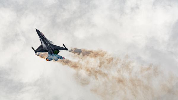 Belgijski F16 podczas RIAT 2023